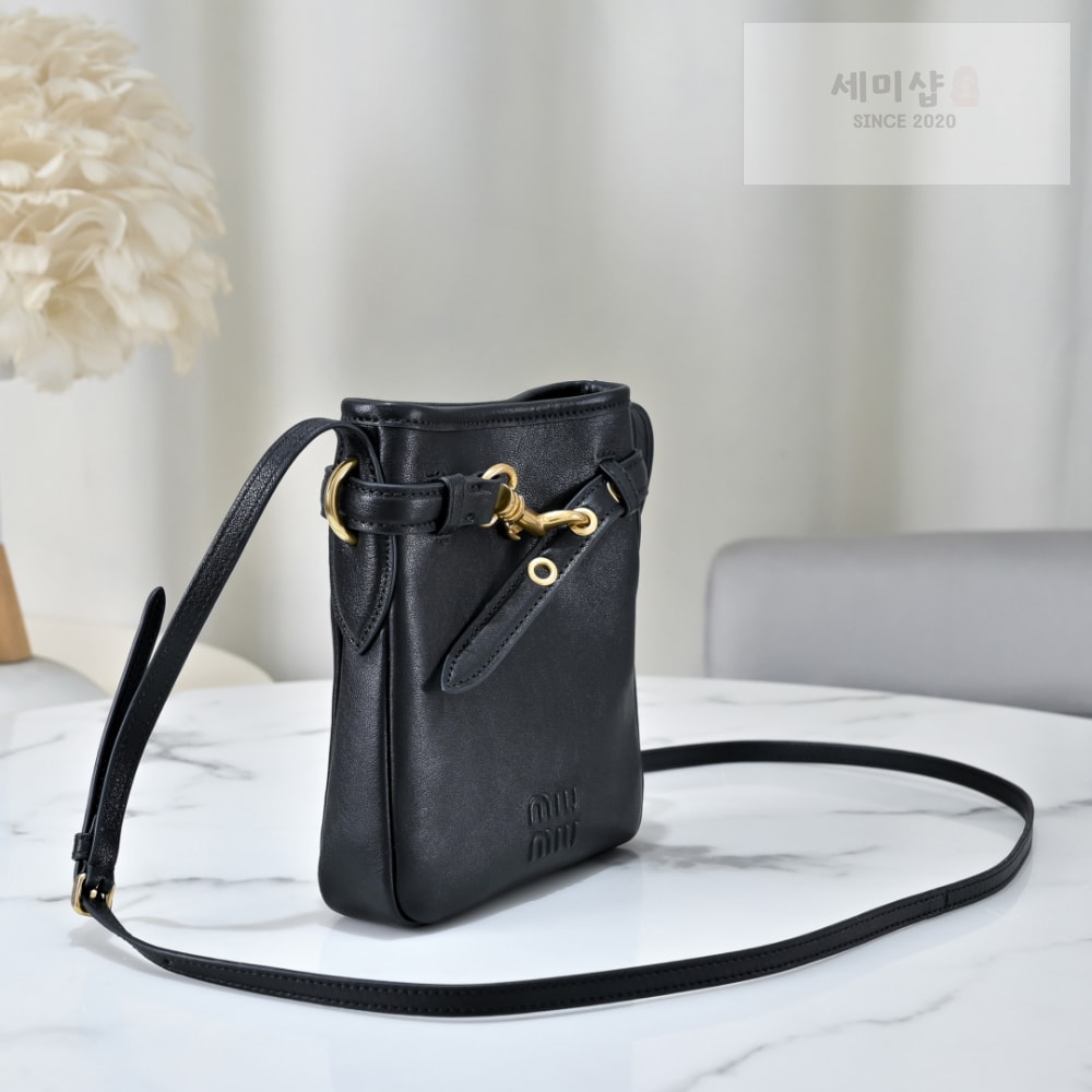 Miu Miu Miu Miu Nappa Leather Pouch Bag 3번 이미지