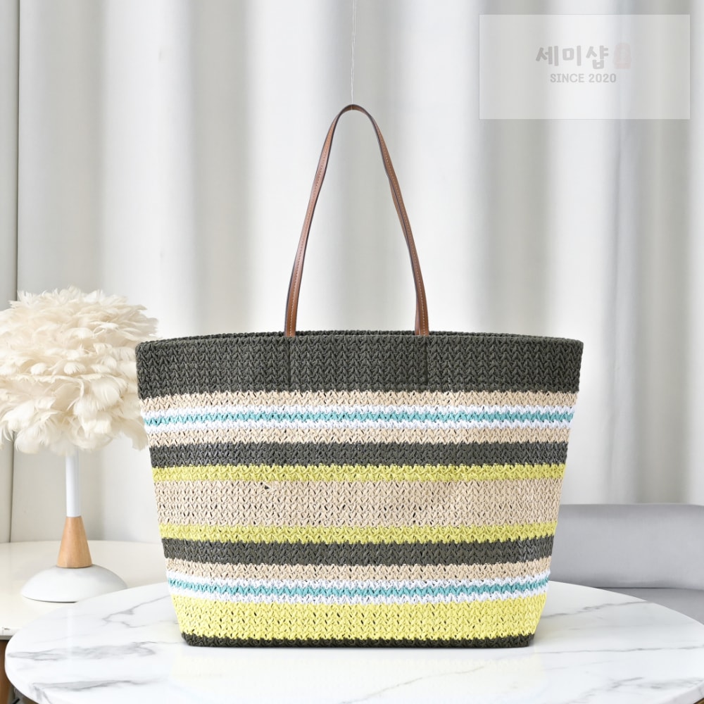 Miu Miu Miu Miu Raffia Woven Tote Bag 2번 이미지