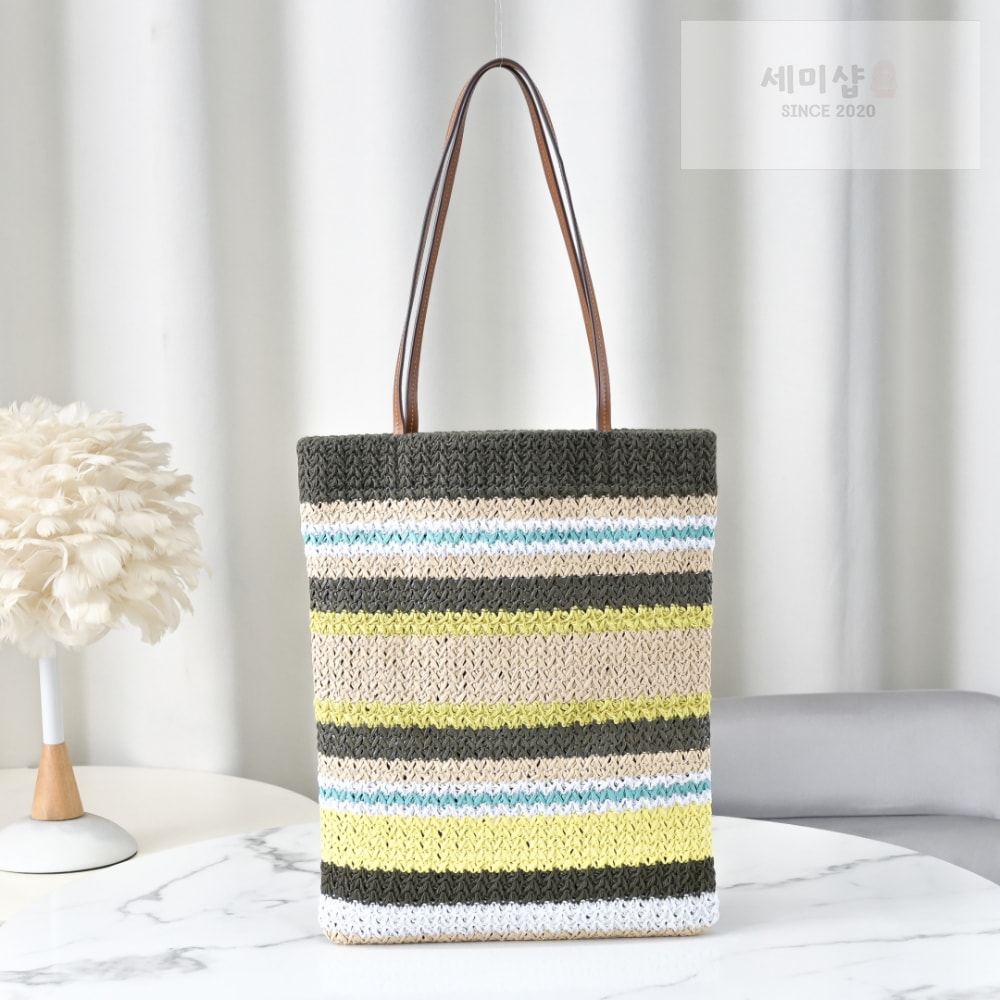 Miu Miu Miu Miu Raffia Woven Tote Bag 1번 이미지