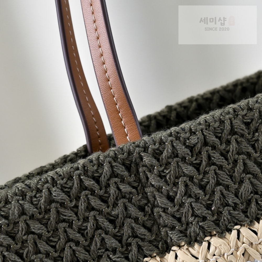 Miu Miu Miu Miu Raffia Woven Tote Bag 6번 이미지