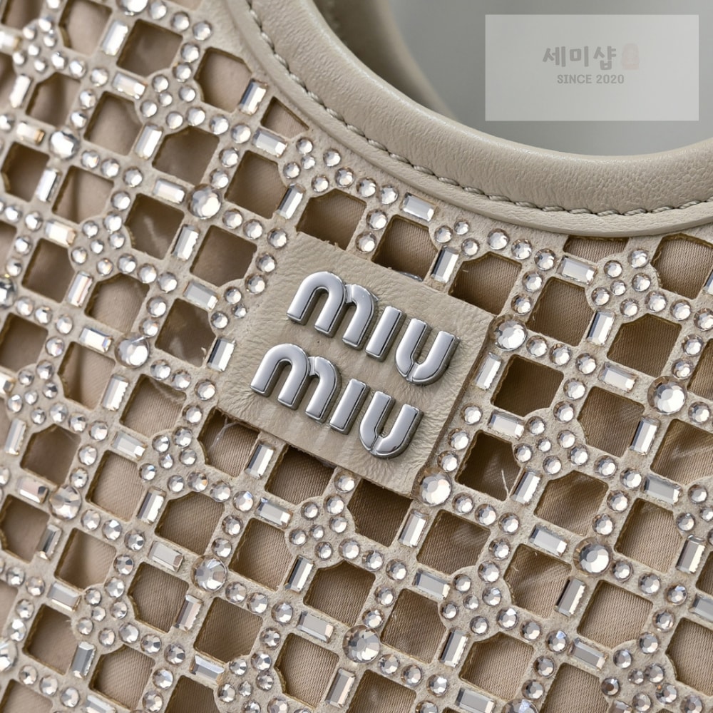 Miu Miu Miu Miu Rete Starlight Crystal Tote Bag 4번 이미지