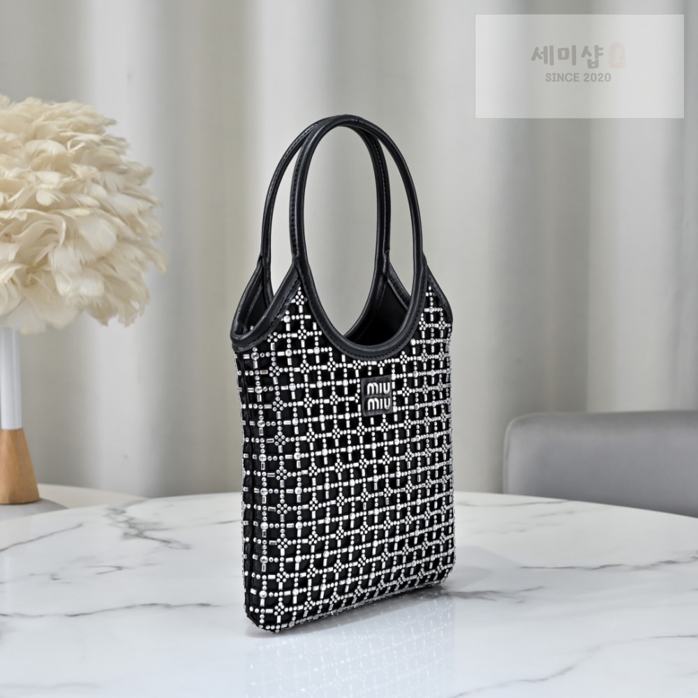 Miu Miu Miu Miu Rete Starlight Crystal Tote Bag 9번 이미지