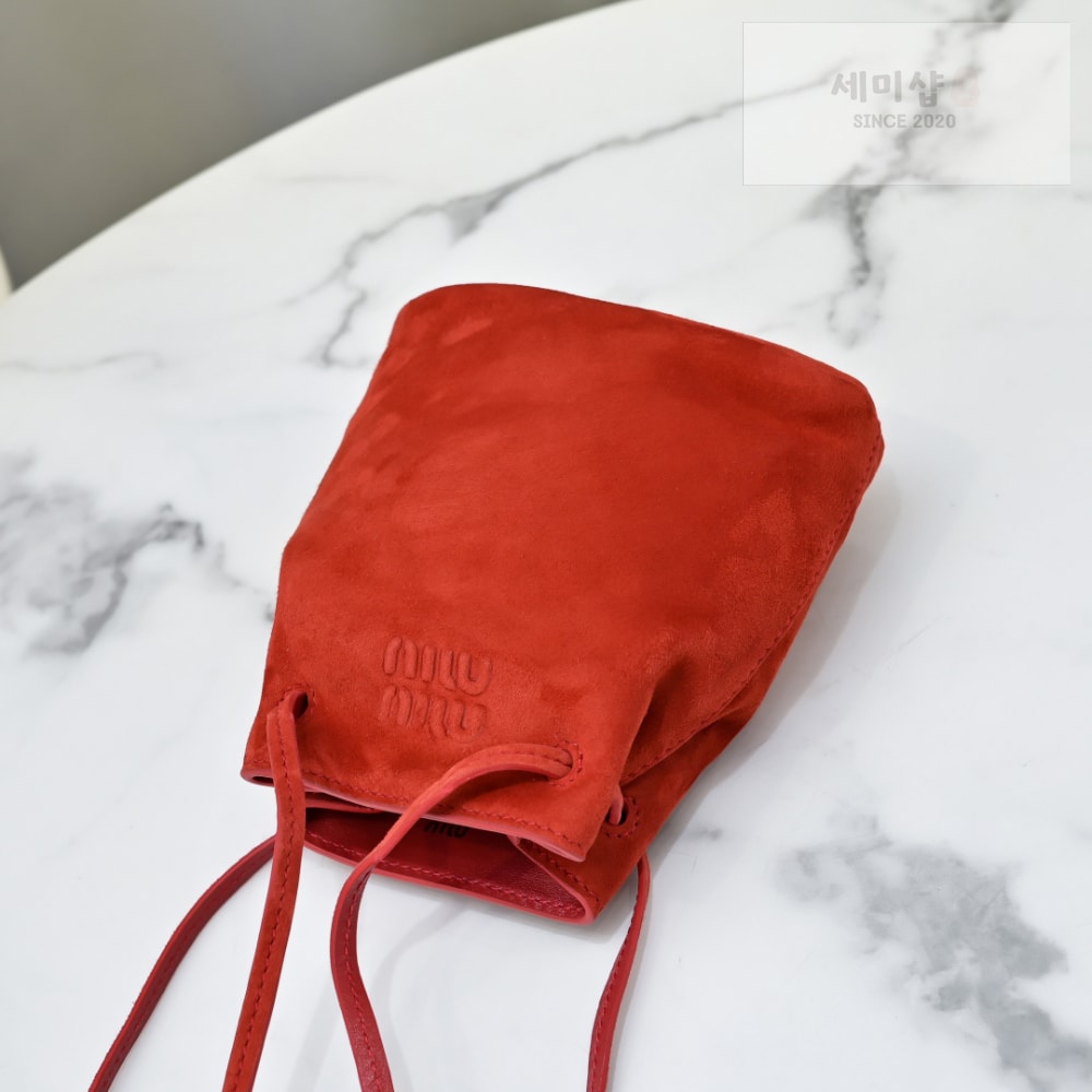 Miu Miu Miu Miu Suede Pouch Bag 14번 이미지