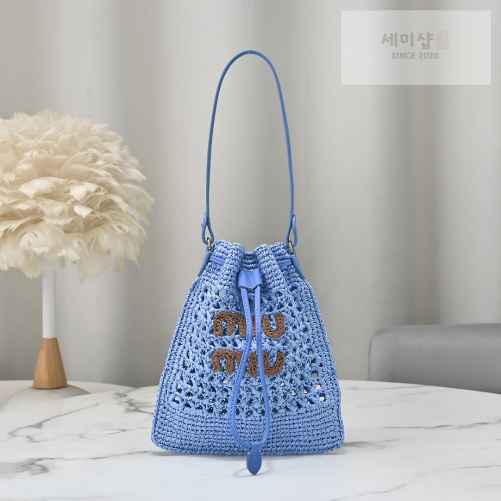 Miu Miu Miu Miu Woven Fabric Mini Bag 1번 이미지