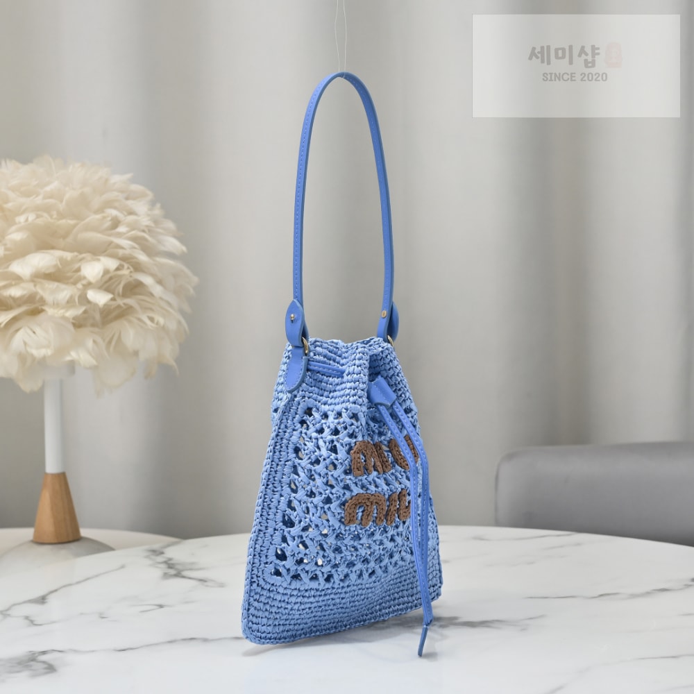 Miu Miu Miu Miu Woven Fabric Mini Bag 3번 이미지