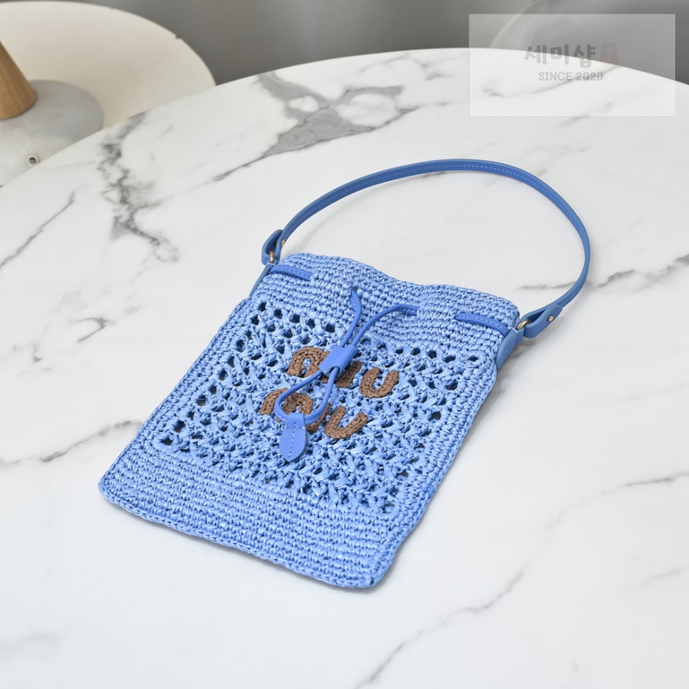 Miu Miu Miu Miu Woven Fabric Mini Bag 4번 이미지