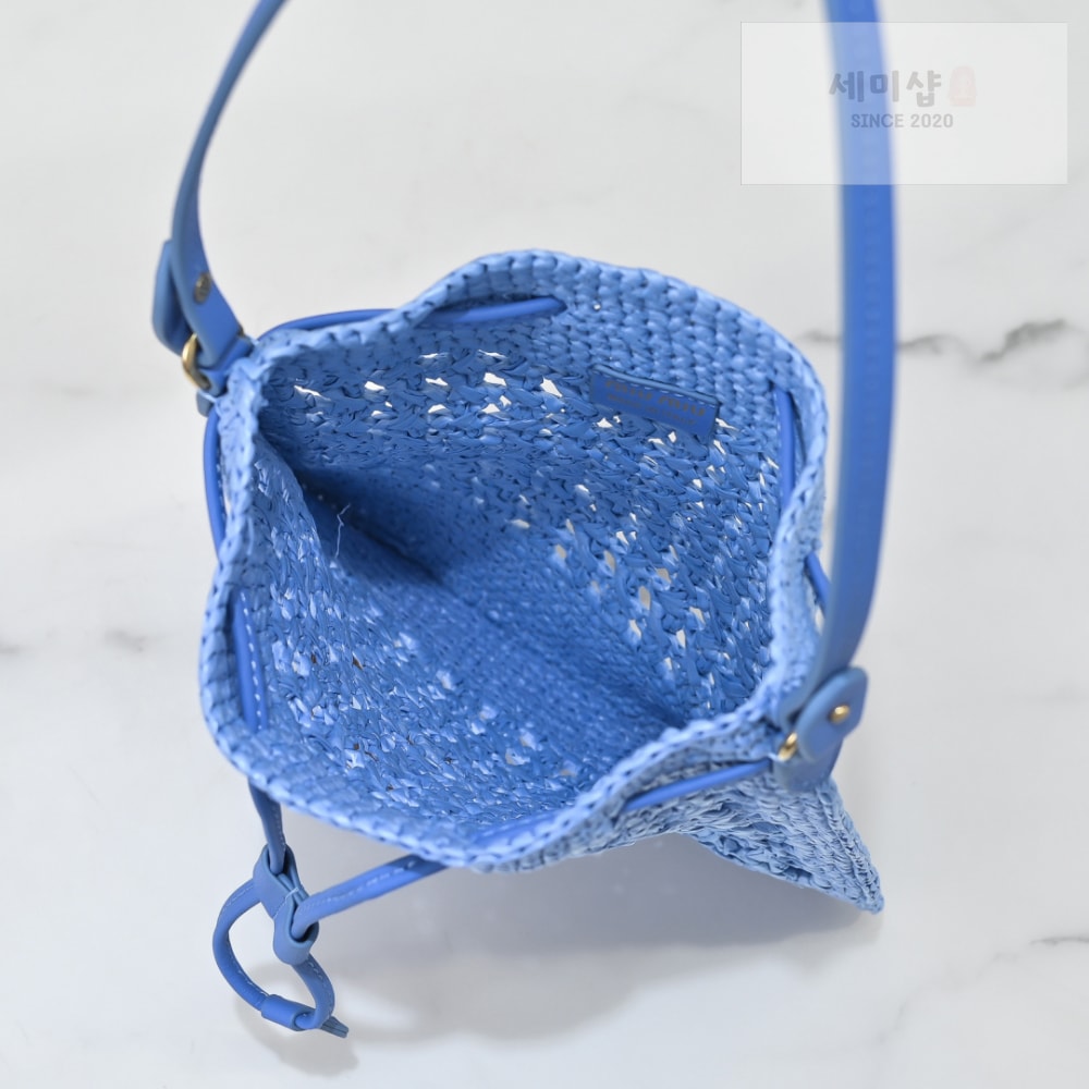 Miu Miu Miu Miu Woven Fabric Mini Bag 7번 이미지
