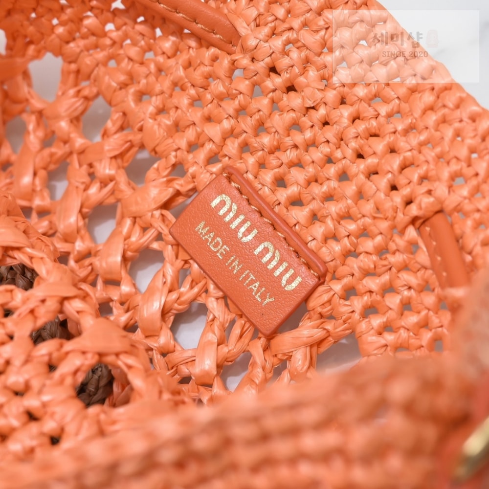 Miu Miu Miu Miu Woven Fabric Mini Bag 43번 이미지