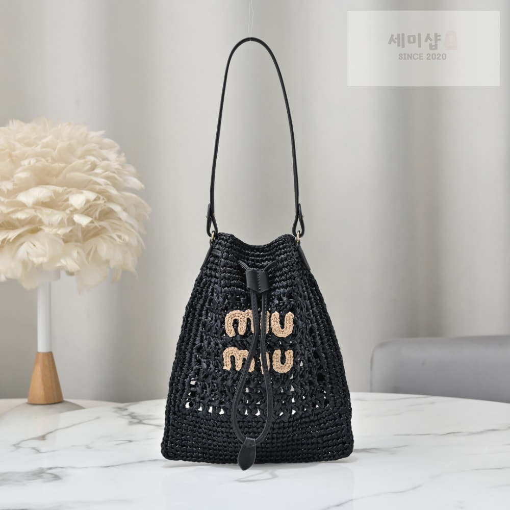 Miu Miu Miu Miu Woven Fabric Mini Bag 17번 이미지
