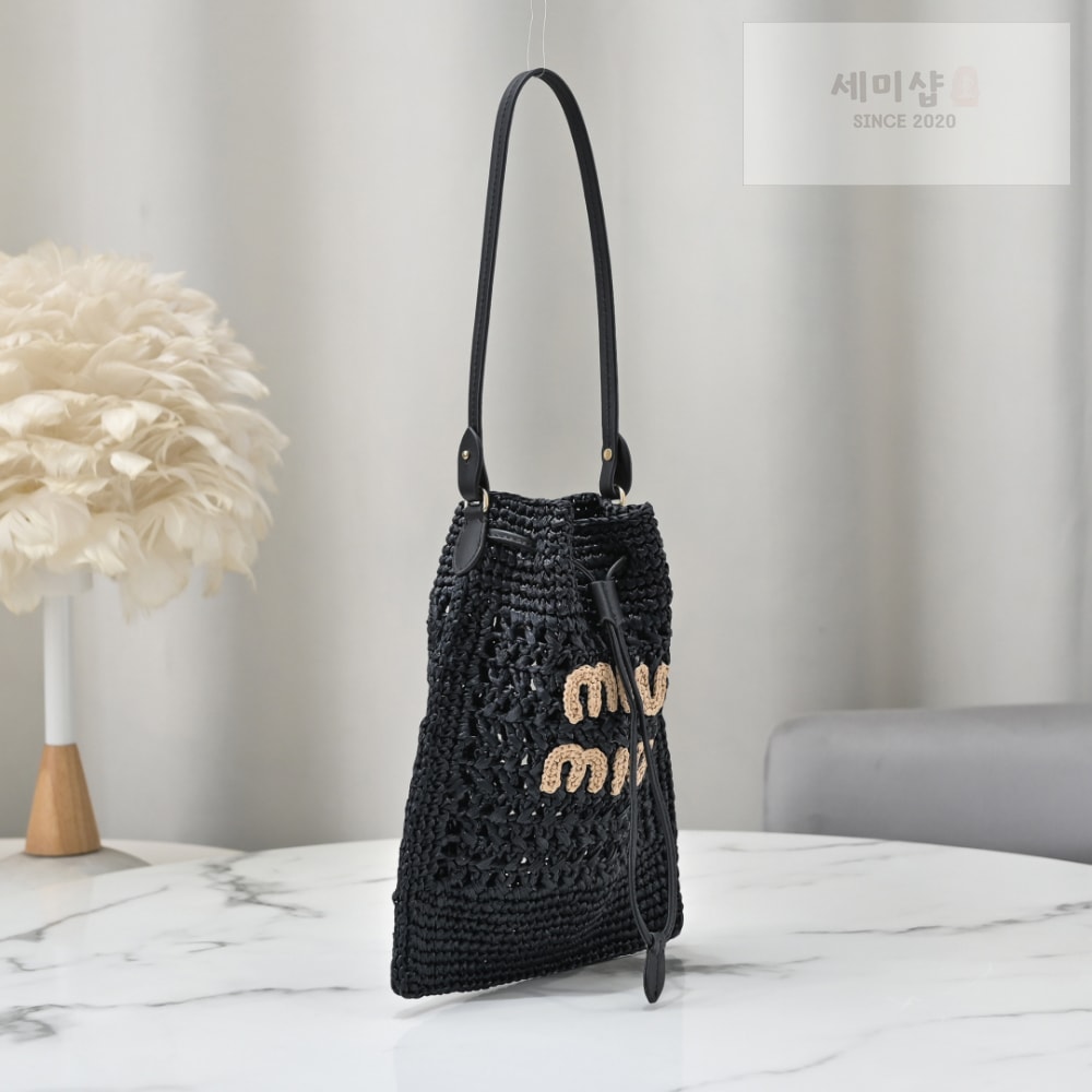 Miu Miu Miu Miu Woven Fabric Mini Bag 18번 이미지
