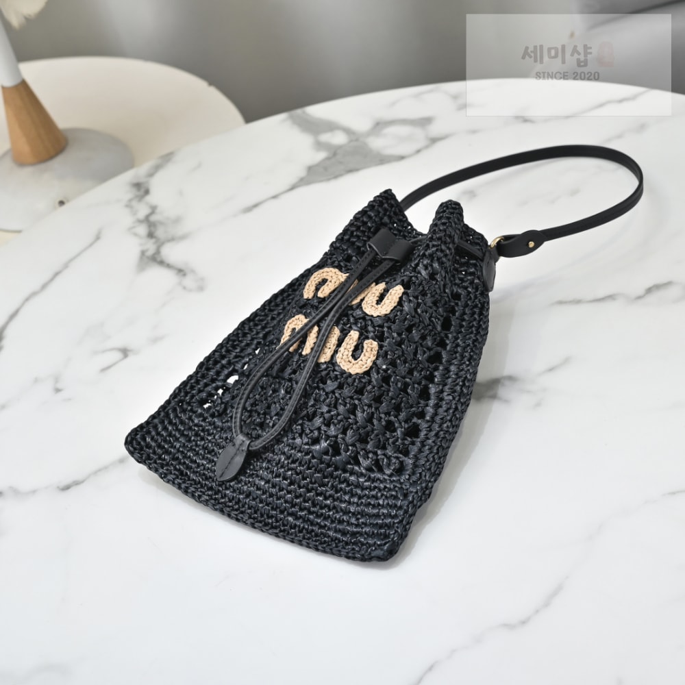 Miu Miu Miu Miu Woven Fabric Mini Bag 19번 이미지