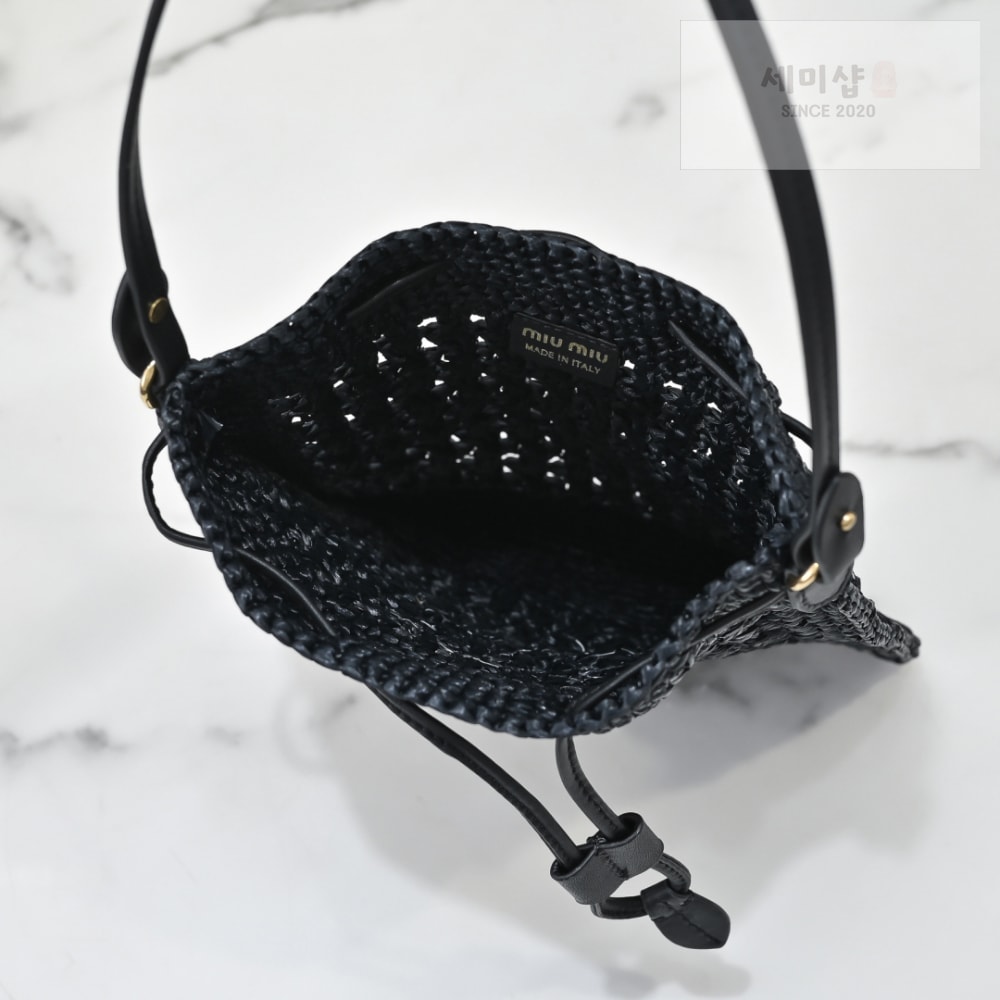 Miu Miu Miu Miu Woven Fabric Mini Bag 23번 이미지