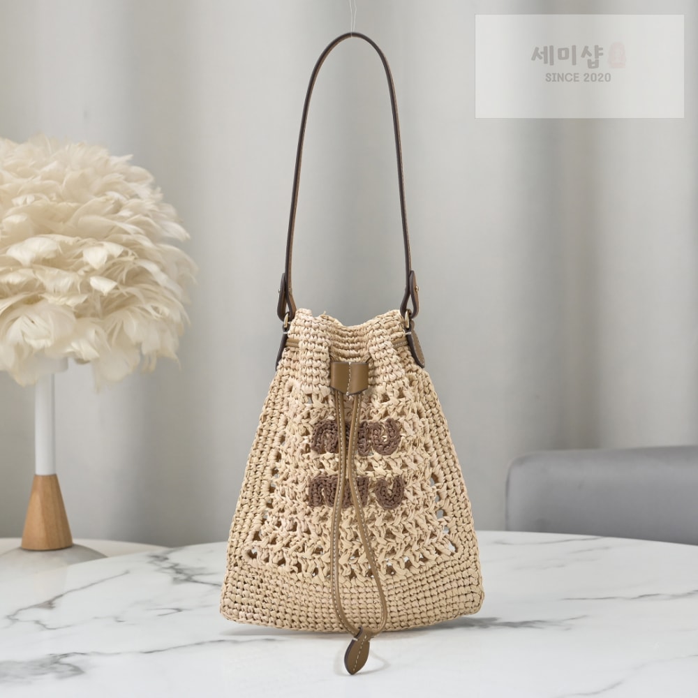 Miu Miu Miu Miu Woven Fabric Mini Bag 25번 이미지