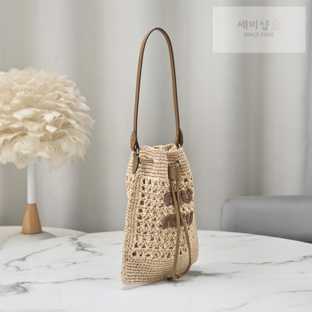 Miu Miu Miu Miu Woven Fabric Mini Bag 27번 이미지