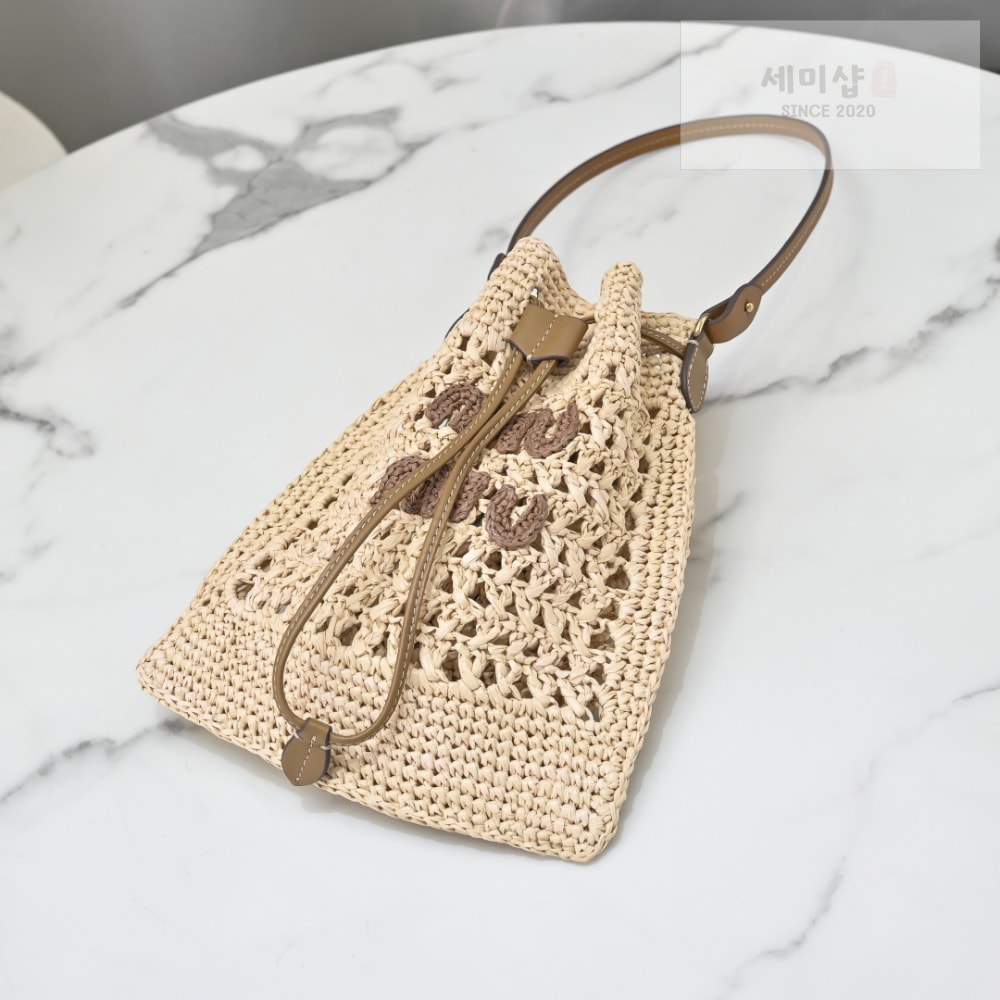 Miu Miu Miu Miu Woven Fabric Mini Bag 28번 이미지