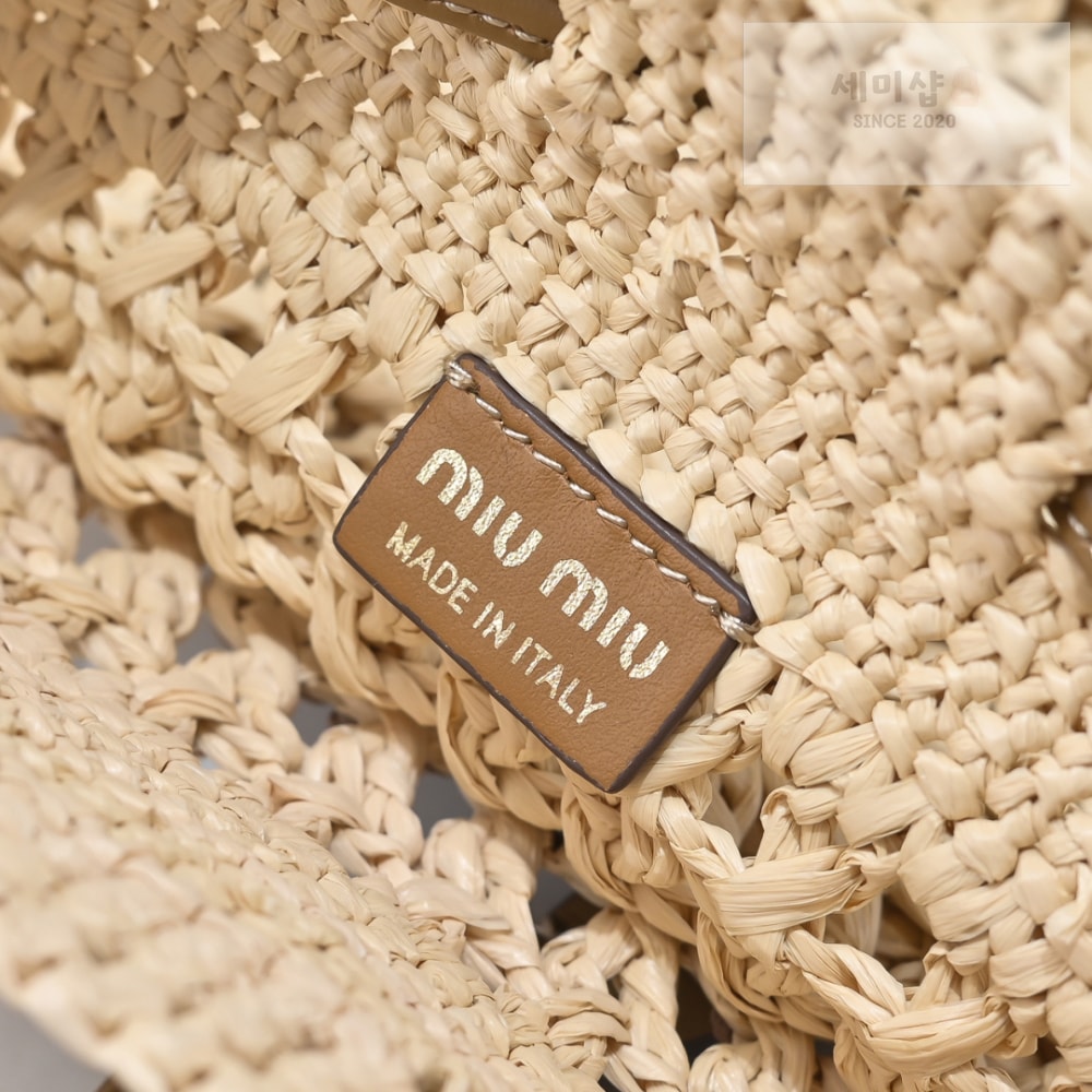 Miu Miu Miu Miu Woven Fabric Mini Bag 33번 이미지