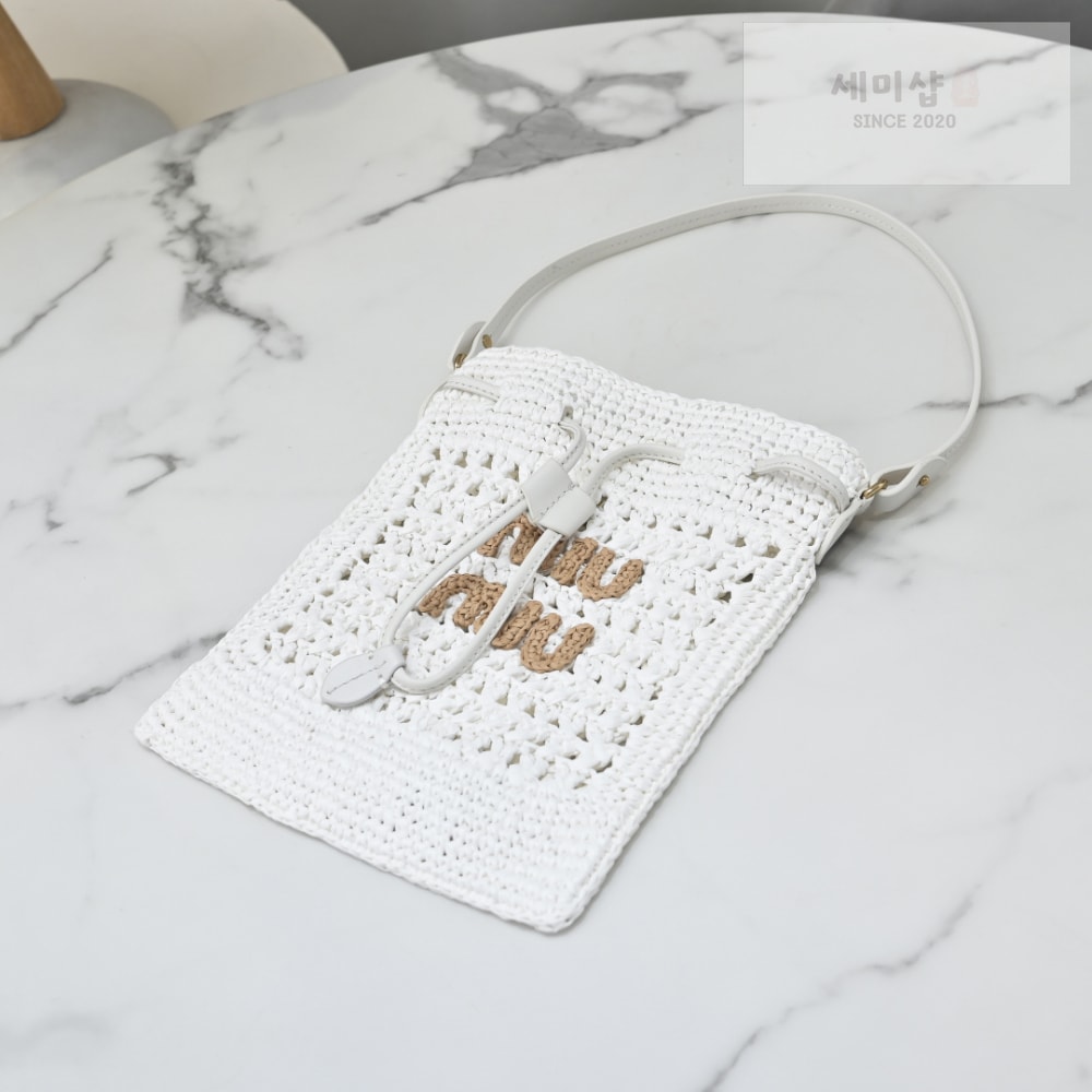 Miu Miu Miu Miu Woven Fabric Mini Bag 36번 이미지