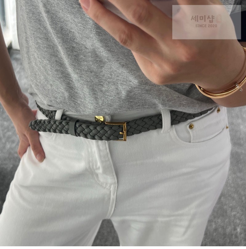 Bottega Veneta 보테가베네타 인트레치오 솔로 벨트 867614 1# 벨트 3번 이미지