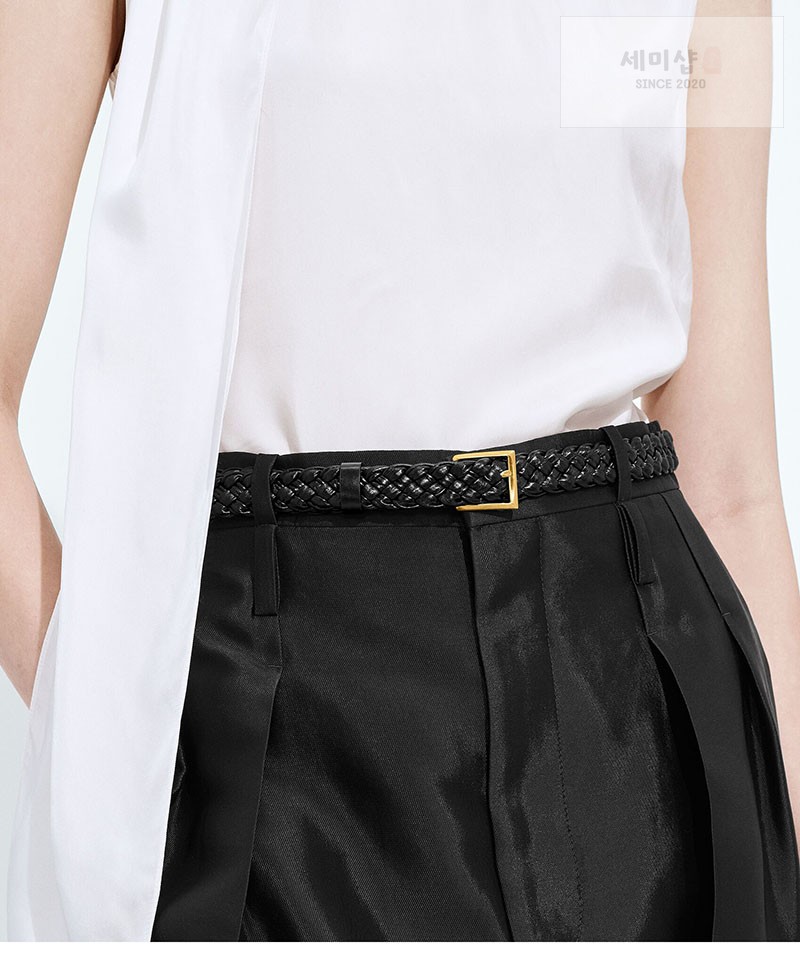 Bottega Veneta 보테가베네타 인트레치오 솔로 벨트 867614 1# 벨트 4번 이미지
