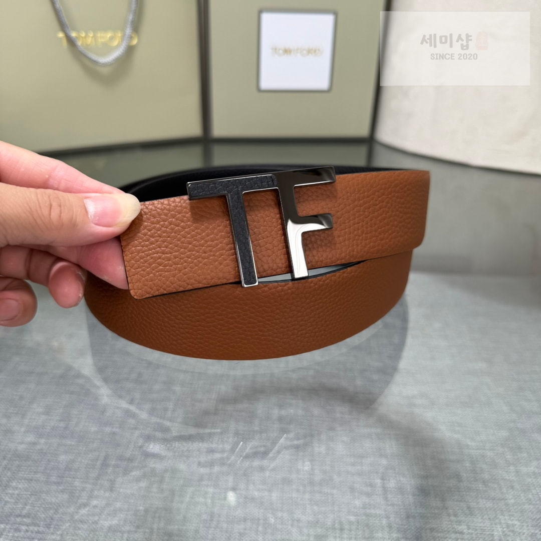 톰포드 톰포드 리버서블 T버클 벨트 1 벨트 18번 이미지