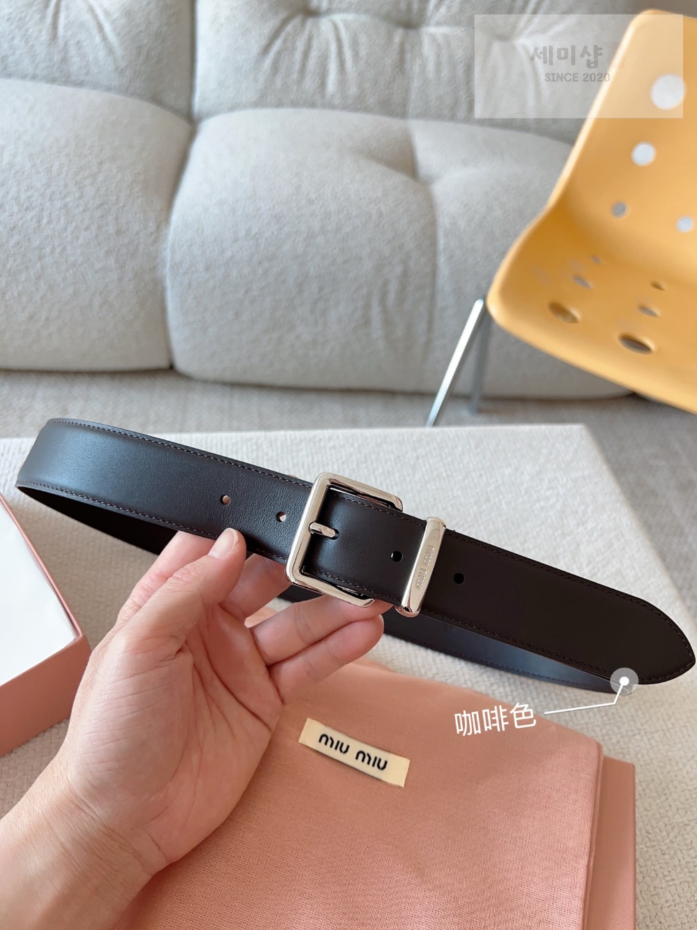 Miu Miu Miu Miu 1 레플리카 2번 이미지 - 벨트 | 세미샵 레플리카 사이트