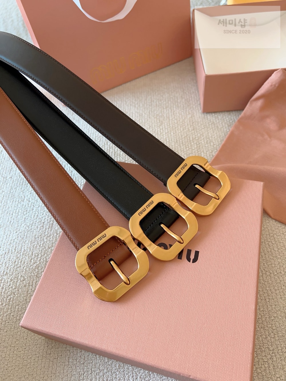 Miu Miu Miu Miu 3 레플리카 14번 이미지 - 벨트 | 세미샵 레플리카 사이트