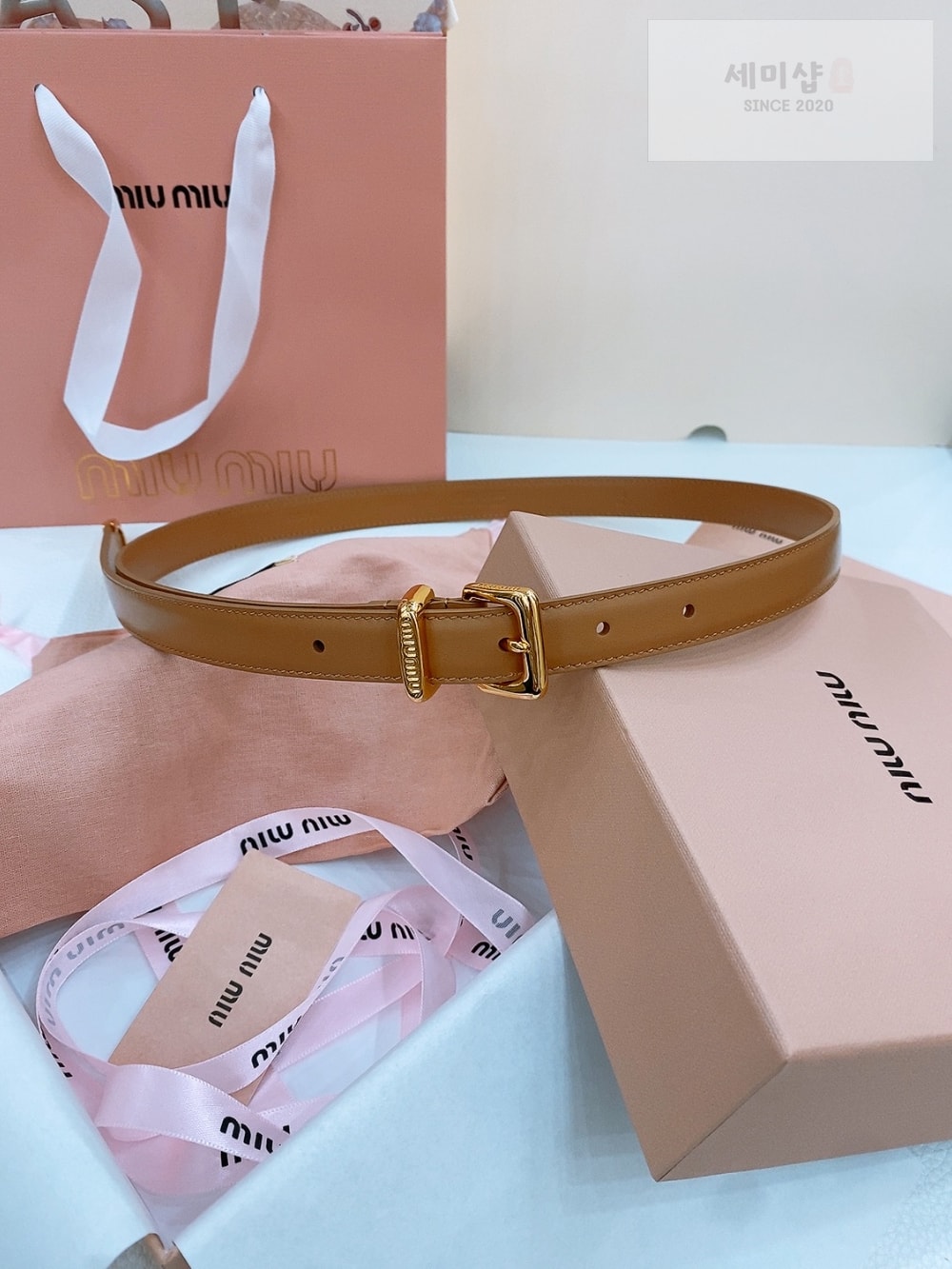 Miu Miu Miu Miu 4 벨트 1번 이미지