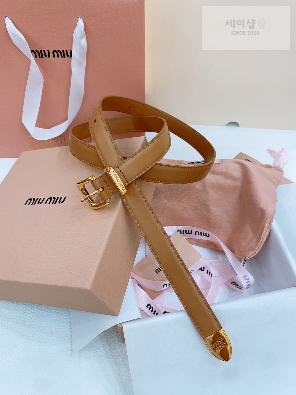 Miu Miu Miu Miu 4 벨트 2번 이미지