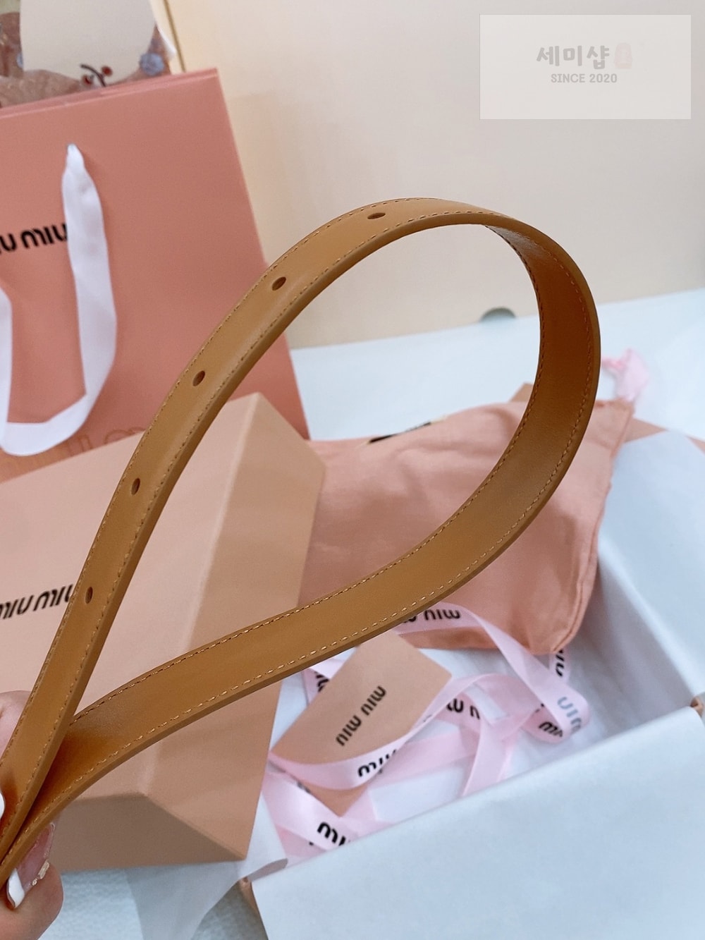 Miu Miu Miu Miu 4 벨트 17번 이미지