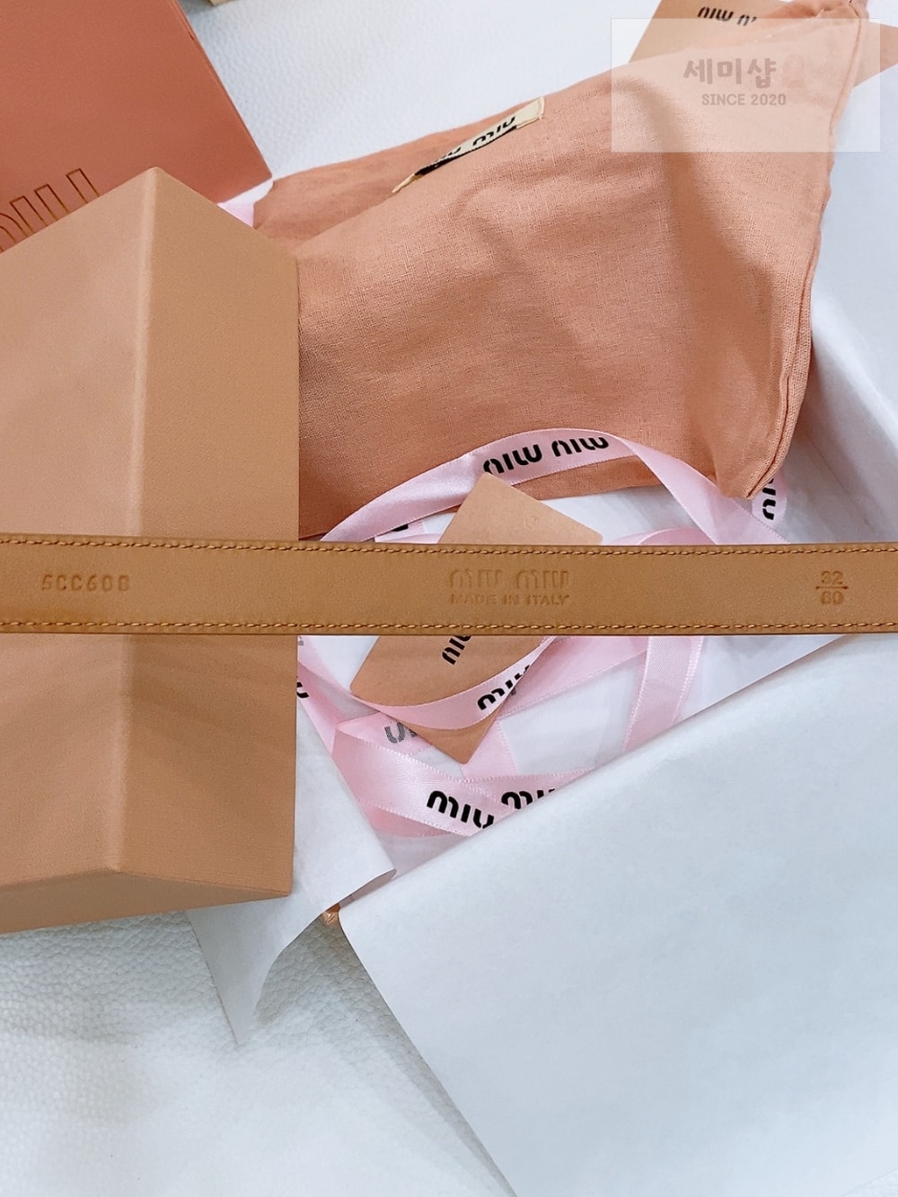 Miu Miu Miu Miu 4 벨트 3번 이미지