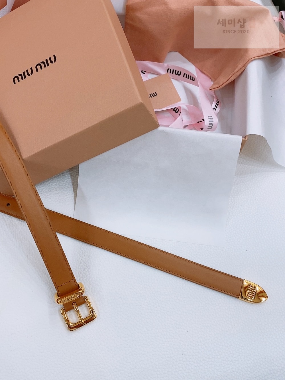 Miu Miu Miu Miu 4 벨트 4번 이미지