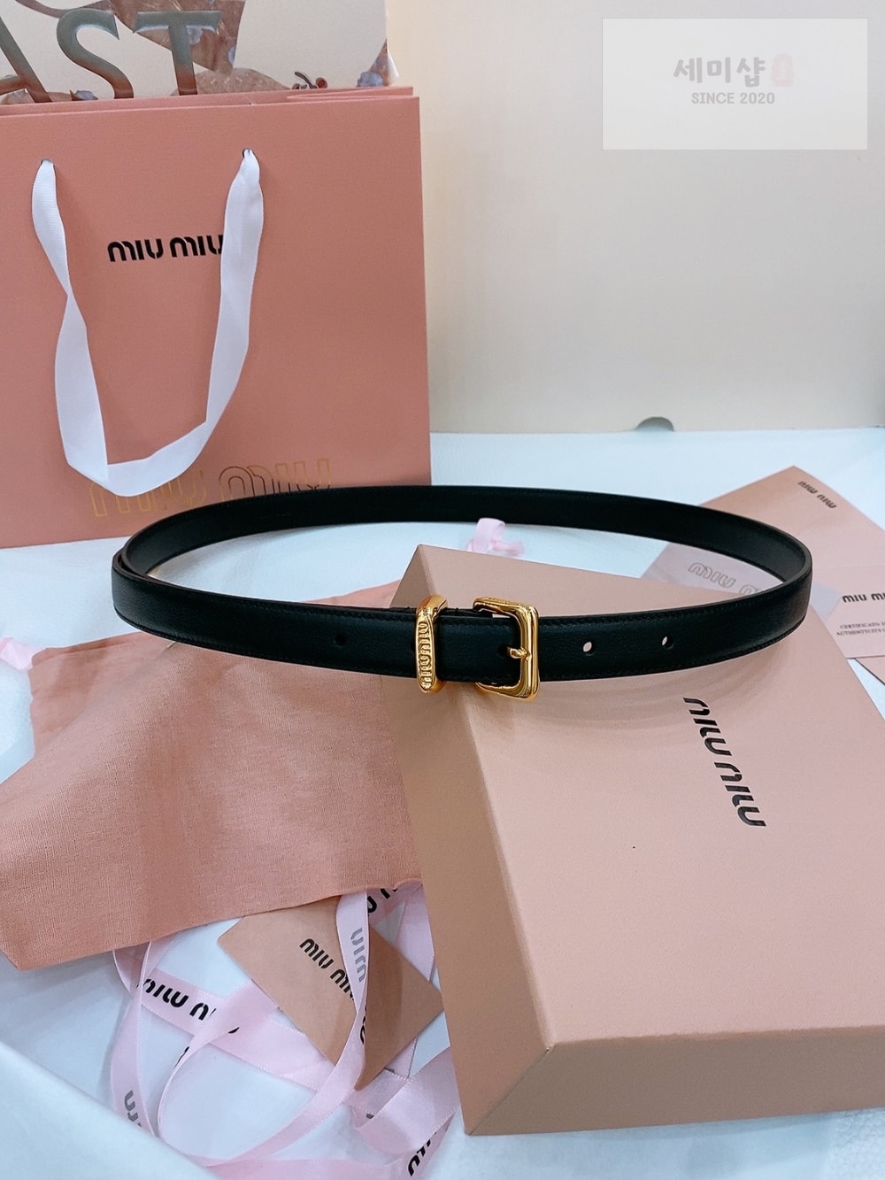 Miu Miu Miu Miu 4 벨트 5번 이미지