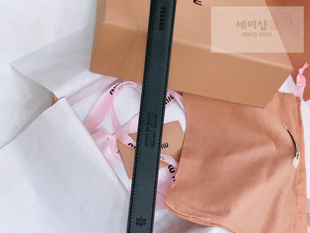 Miu Miu Miu Miu 4 벨트 19번 이미지