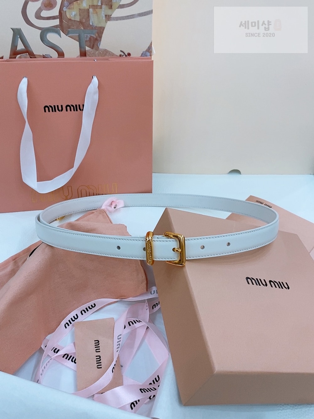 Miu Miu Miu Miu 4 벨트 8번 이미지