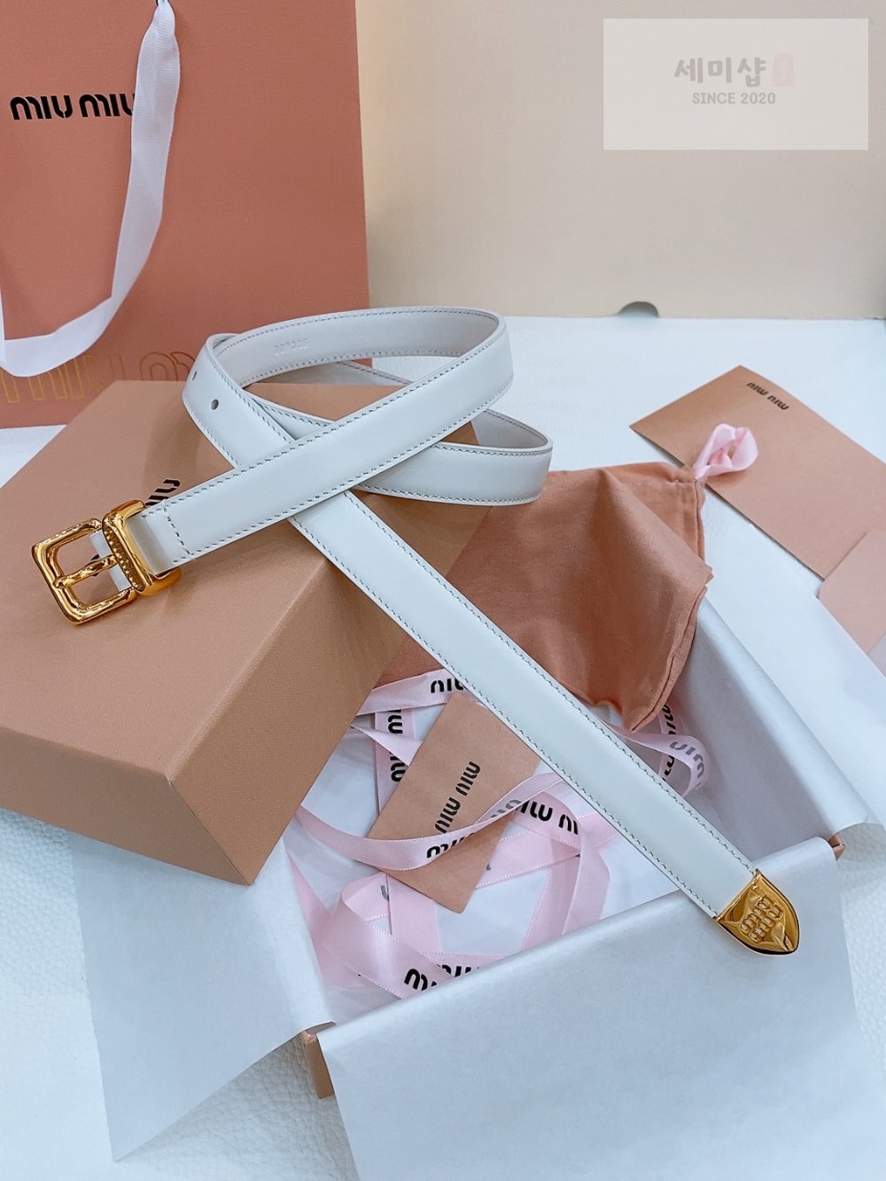 Miu Miu Miu Miu 4 벨트 20번 이미지