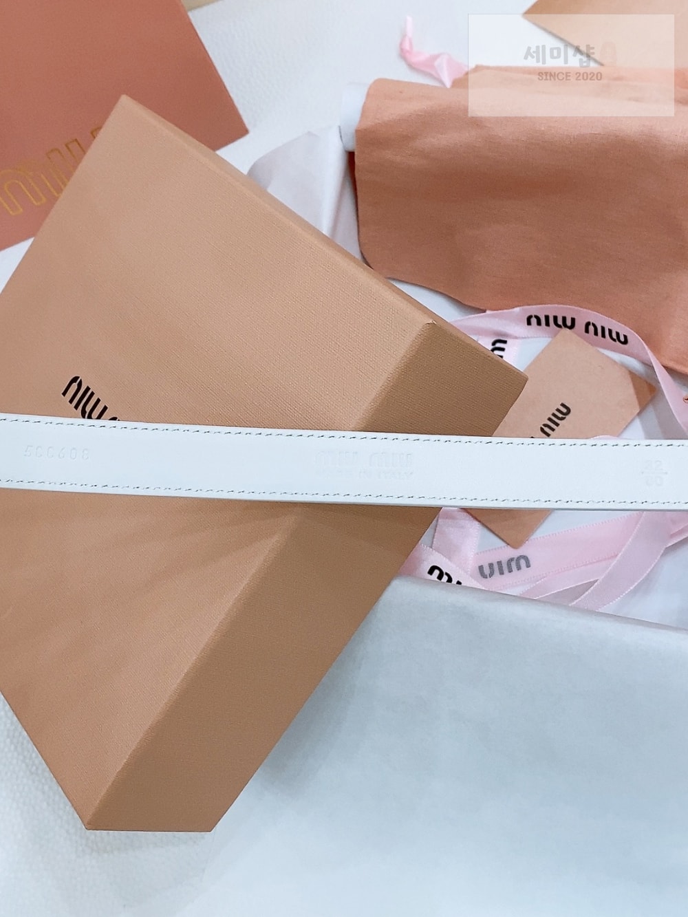 Miu Miu Miu Miu 4 벨트 9번 이미지