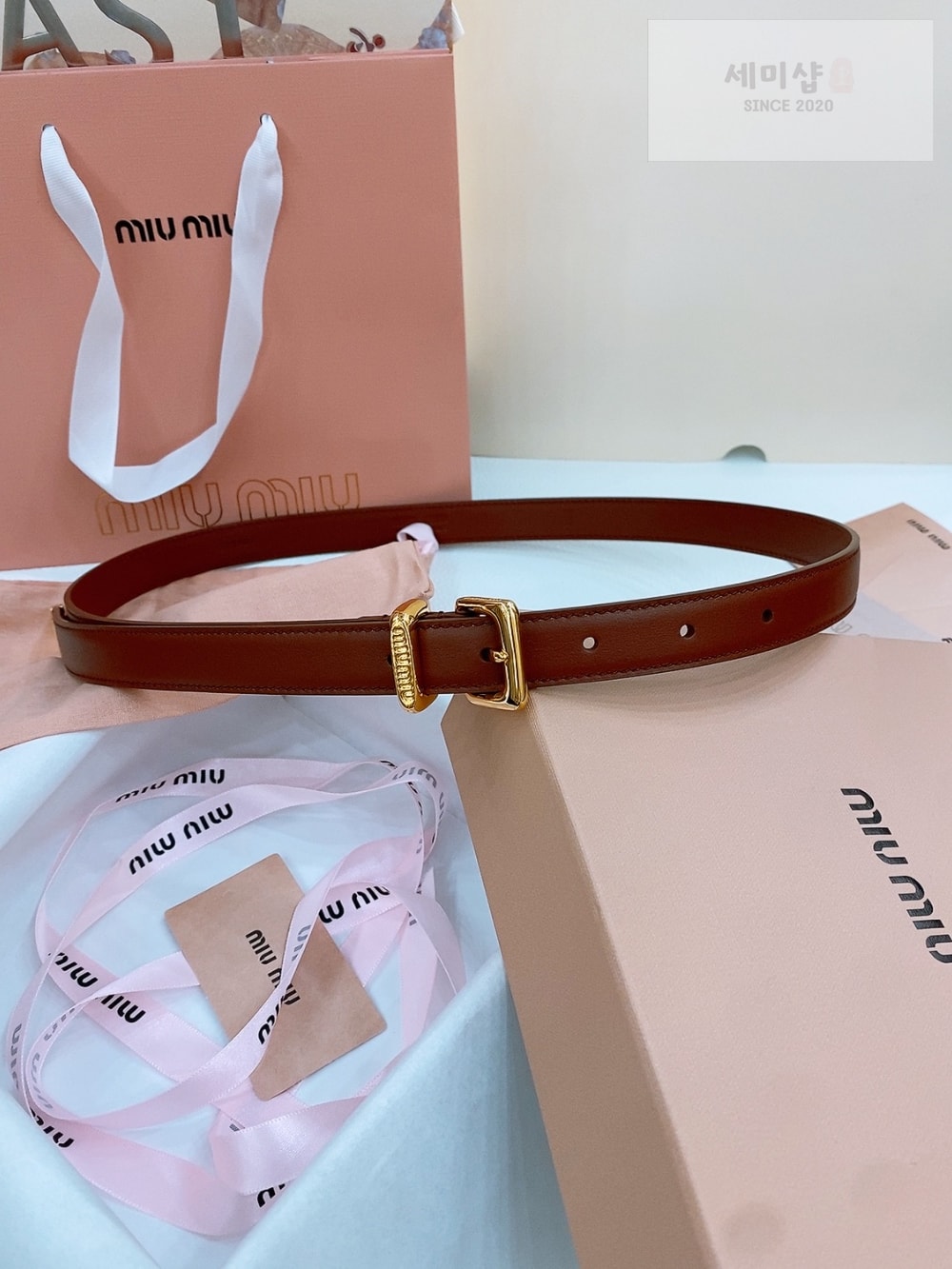 Miu Miu Miu Miu 4 벨트 12번 이미지