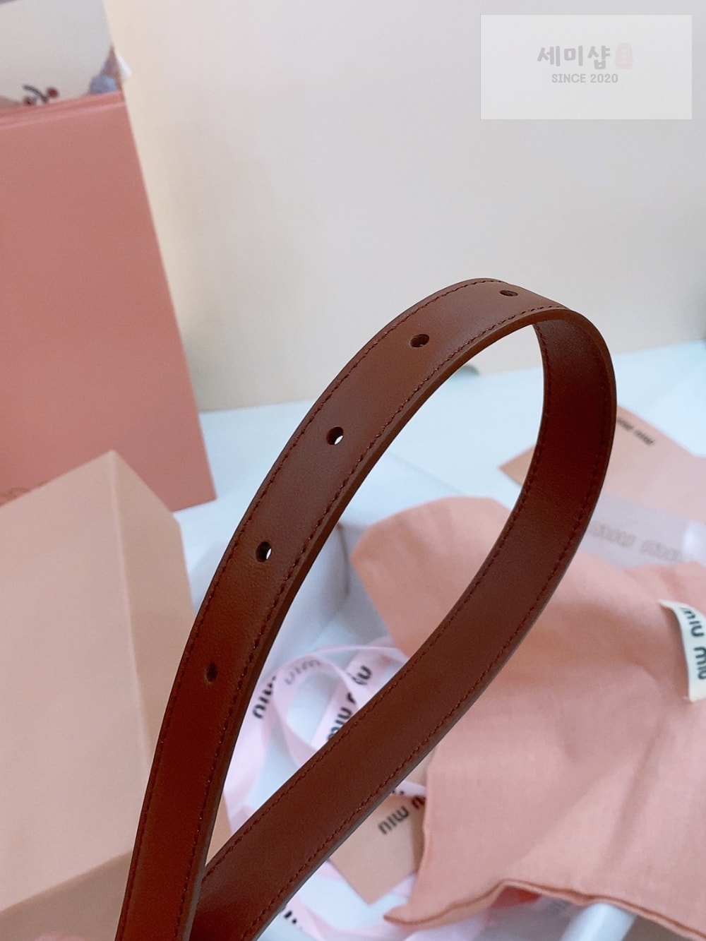 Miu Miu Miu Miu 4 벨트 14번 이미지