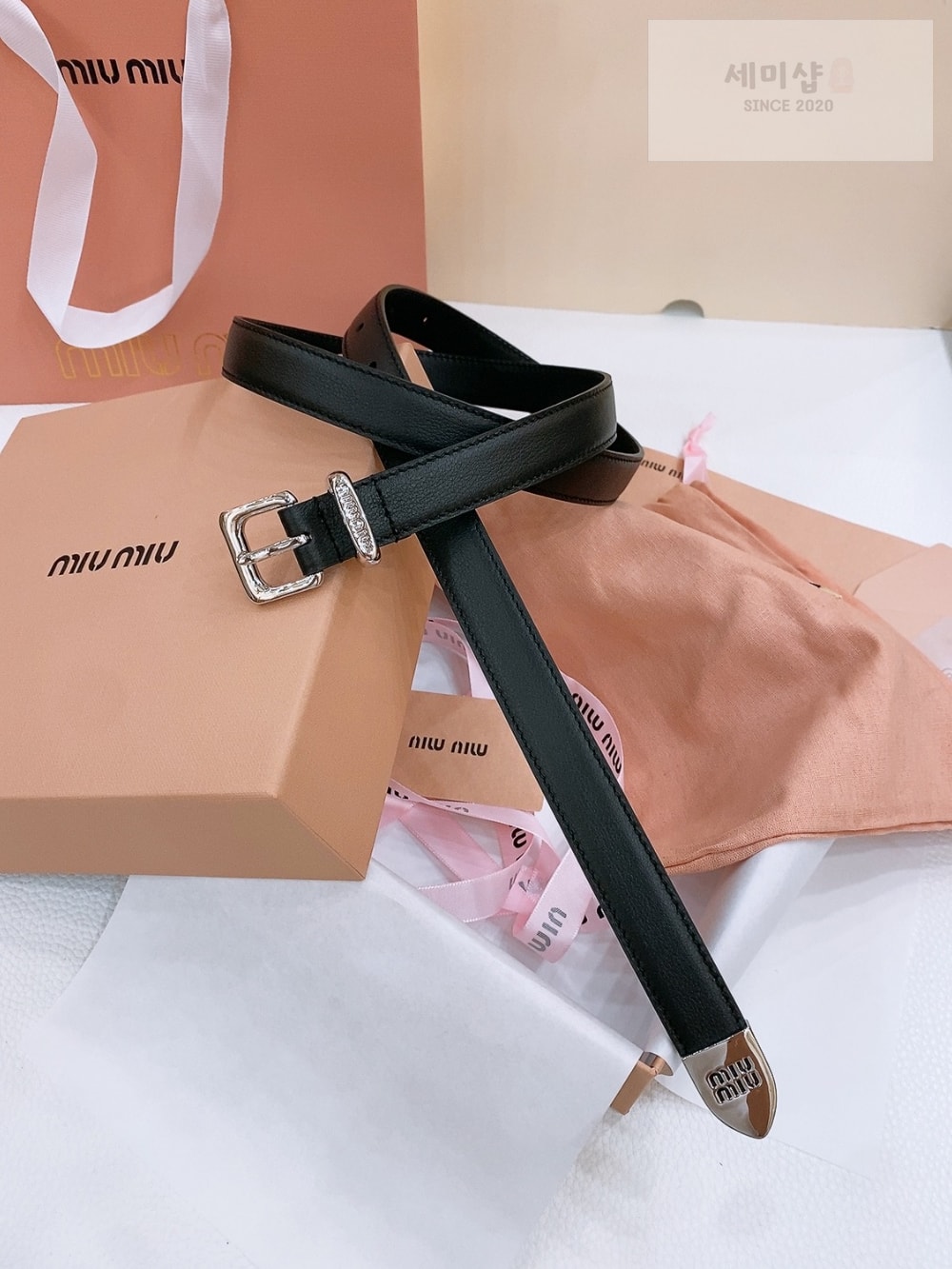 Miu Miu Miu Miu 5 벨트 3번 이미지