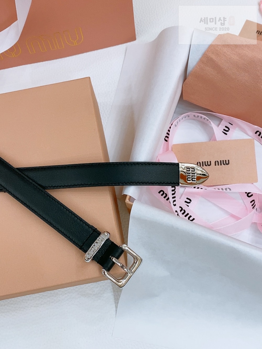 Miu Miu Miu Miu 5 벨트 4번 이미지