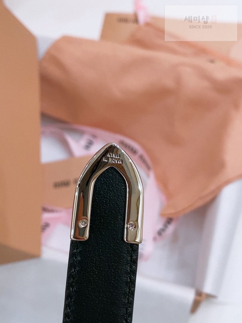Miu Miu Miu Miu 5 벨트 5번 이미지