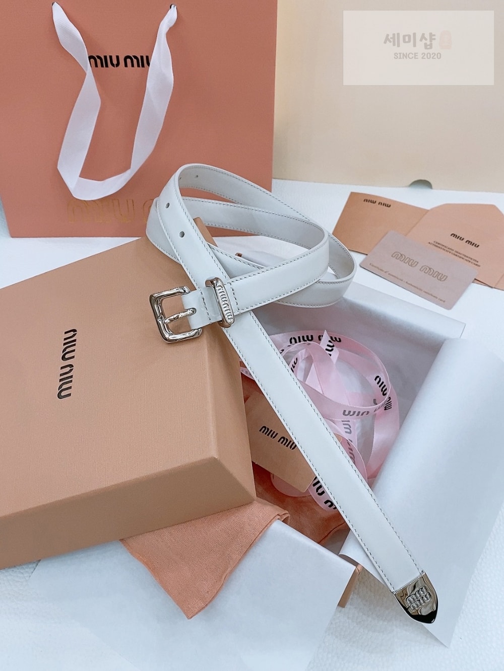 Miu Miu Miu Miu 5 벨트 12번 이미지