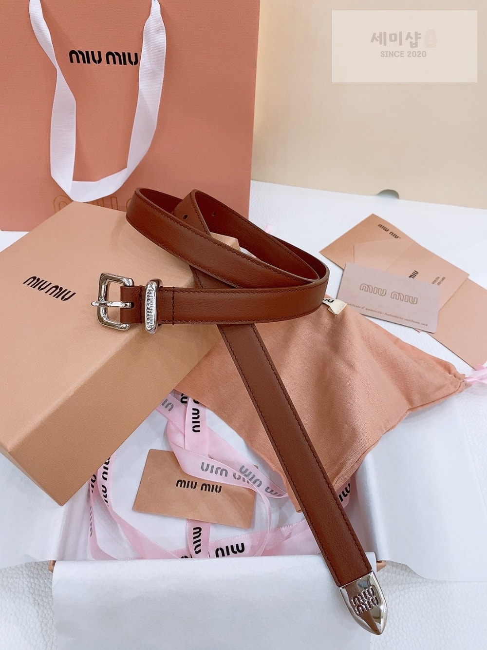 Miu Miu Miu Miu 5 벨트 16번 이미지