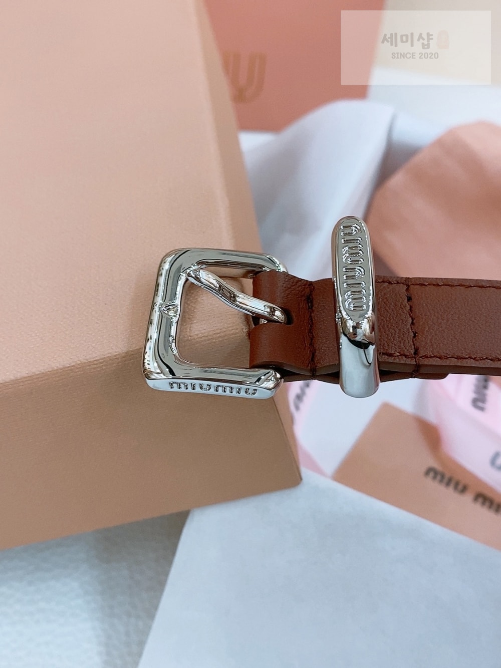 Miu Miu Miu Miu 5 벨트 17번 이미지