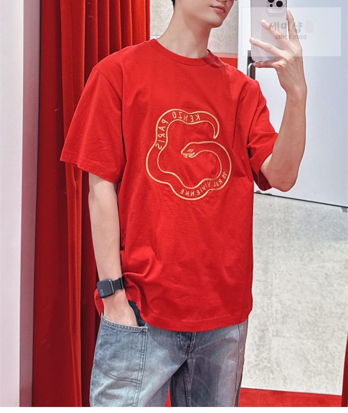 Kenzo 겐조 Lunar New Year 반팔 티셔츠 의류 2번 이미지