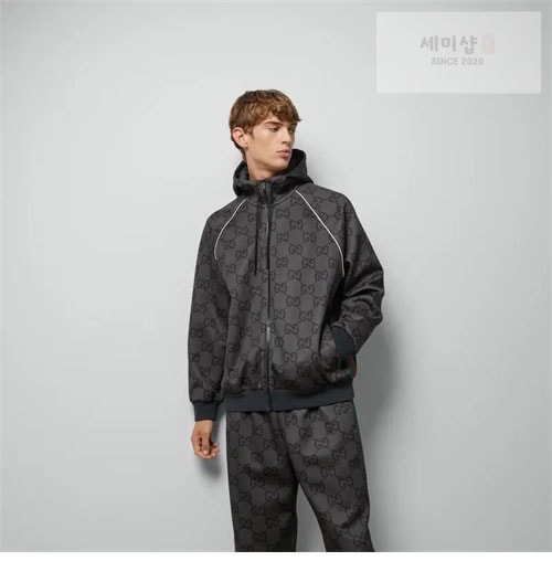 Gucci 구찌 다크그레이 웹 점포 GG 지퍼 자켓 의류 13번 이미지