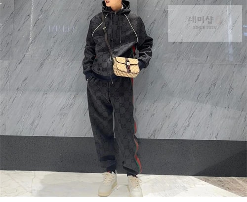 Gucci 구찌 다크그레이 웹 점포 GG 지퍼 자켓 의류 4번 이미지