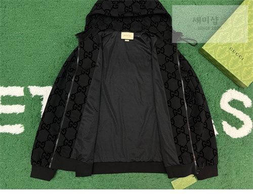 Gucci 구찌 다크그레이 웹 점포 GG 지퍼 자켓 의류 16번 이미지