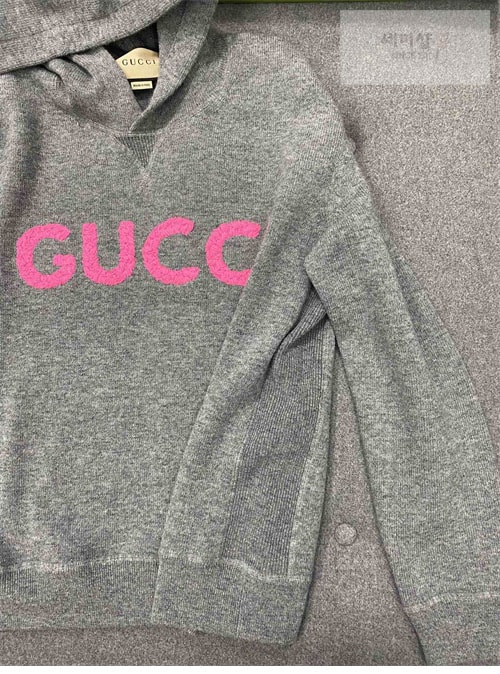 Gucci 구찌 로고 엠브로이더드 울 후디 의류 22번 이미지