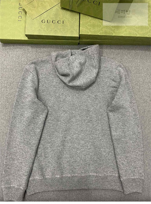 Gucci 구찌 로고 엠브로이더드 울 후디 의류 9번 이미지